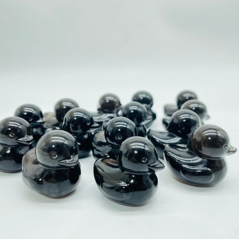 Obsidian Duck Carving Wholesale -Wholesale Crystals