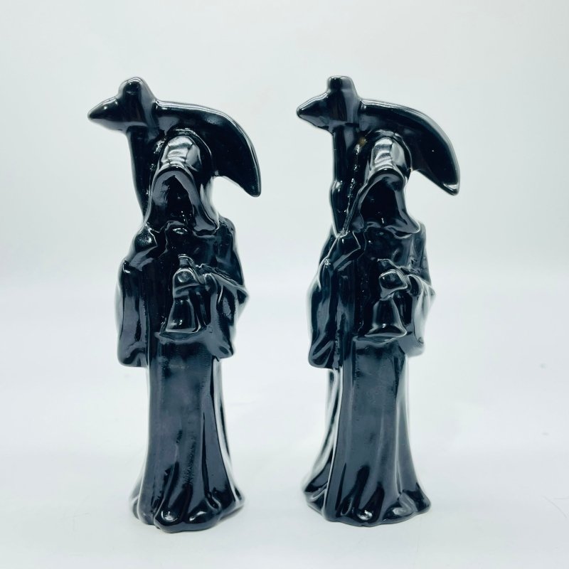 Obsidian Grim Reaper Sickle Carving Wholesale -Wholesale Crystals
