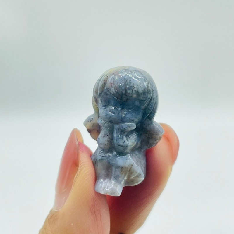 Ocean Jasper Angel Girl Carving Wholesale -Wholesale Crystals