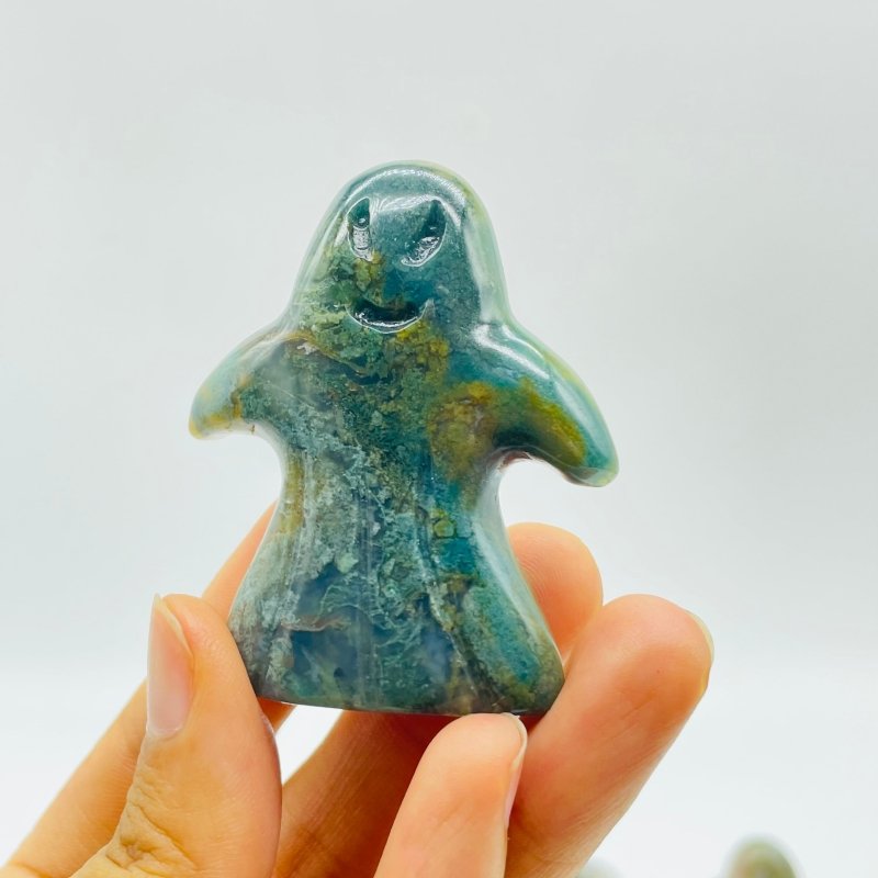 Ocean Jasper Ghost Halloween Carving Wholesale -Wholesale Crystals