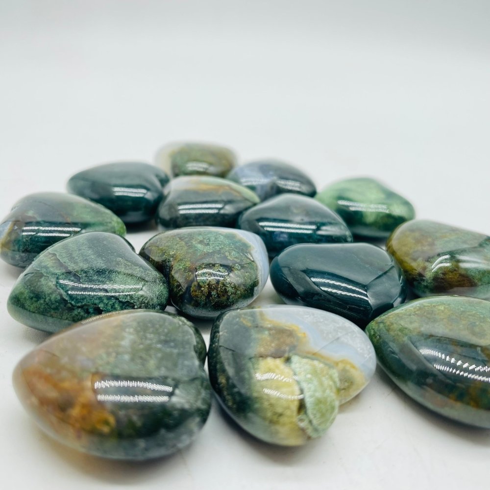 Ocean Jasper Heart 1.2in(3cm) Wholesale -Wholesale Crystals