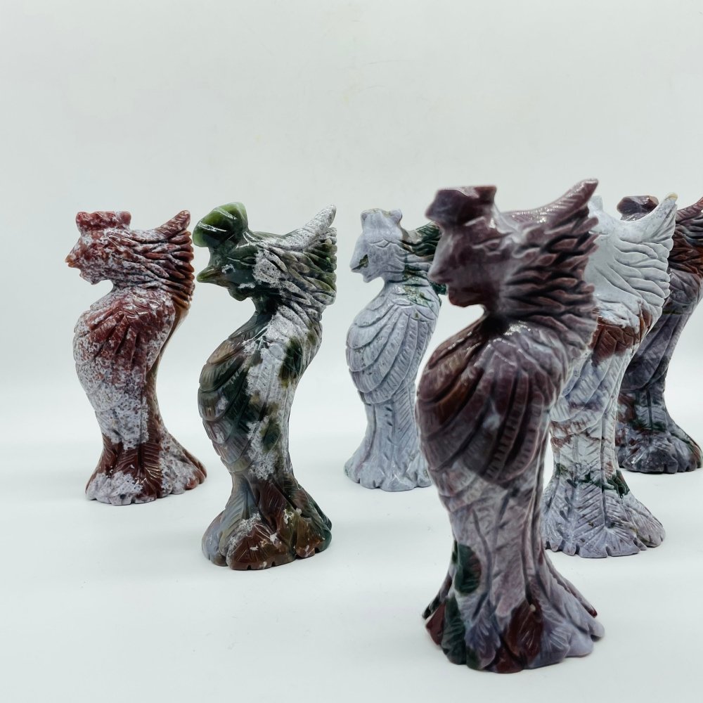 Ocean Jasper Phoenix Carving Wholesale -Wholesale Crystals
