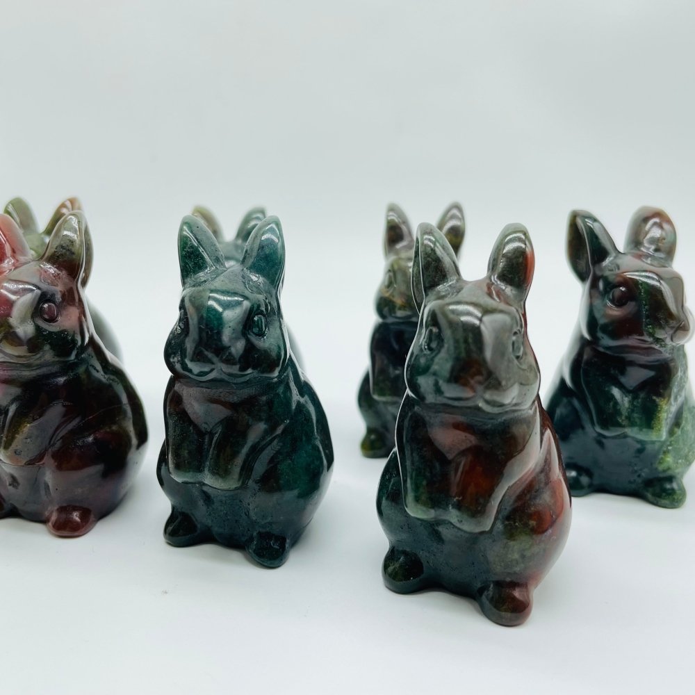 Ocean Jasper Rabbit Carving Wholesale -Wholesale Crystals