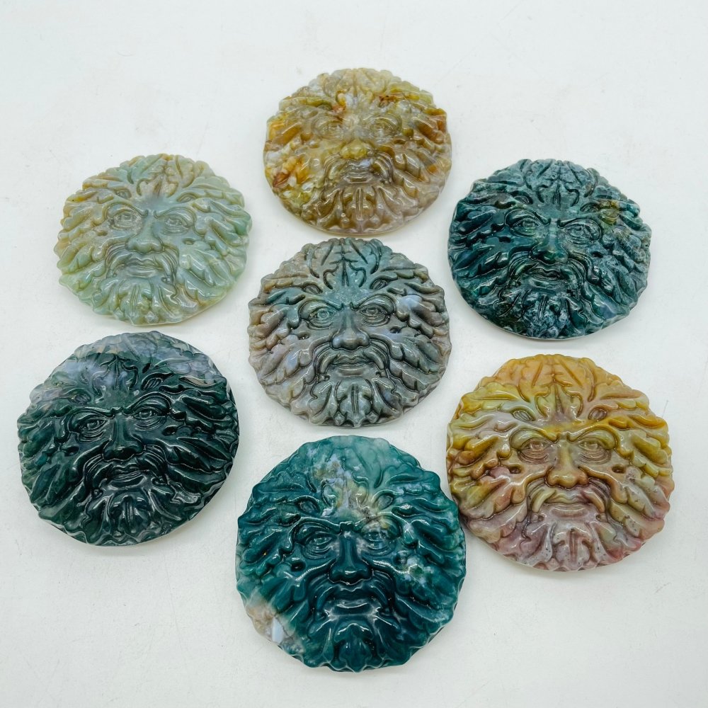 Ocean Jasper Treebeard Carving Crystal Wholesale -Wholesale Crystals
