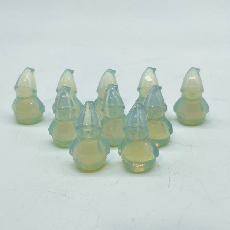 Opalite Snowman Carving Wholesale - Wholesale Crystals