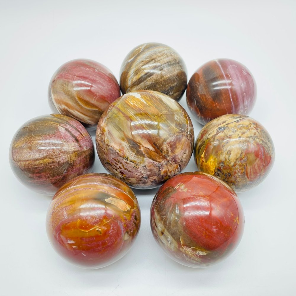 Petrified Wood Sphere Ball Wholesale -Wholesale Crystals