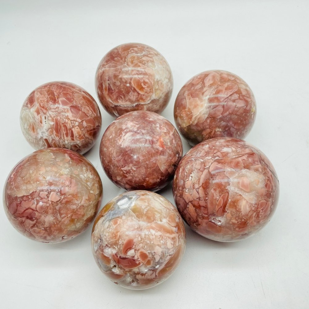Pink Agate Spheres Ball Wholesale -Wholesale Crystals