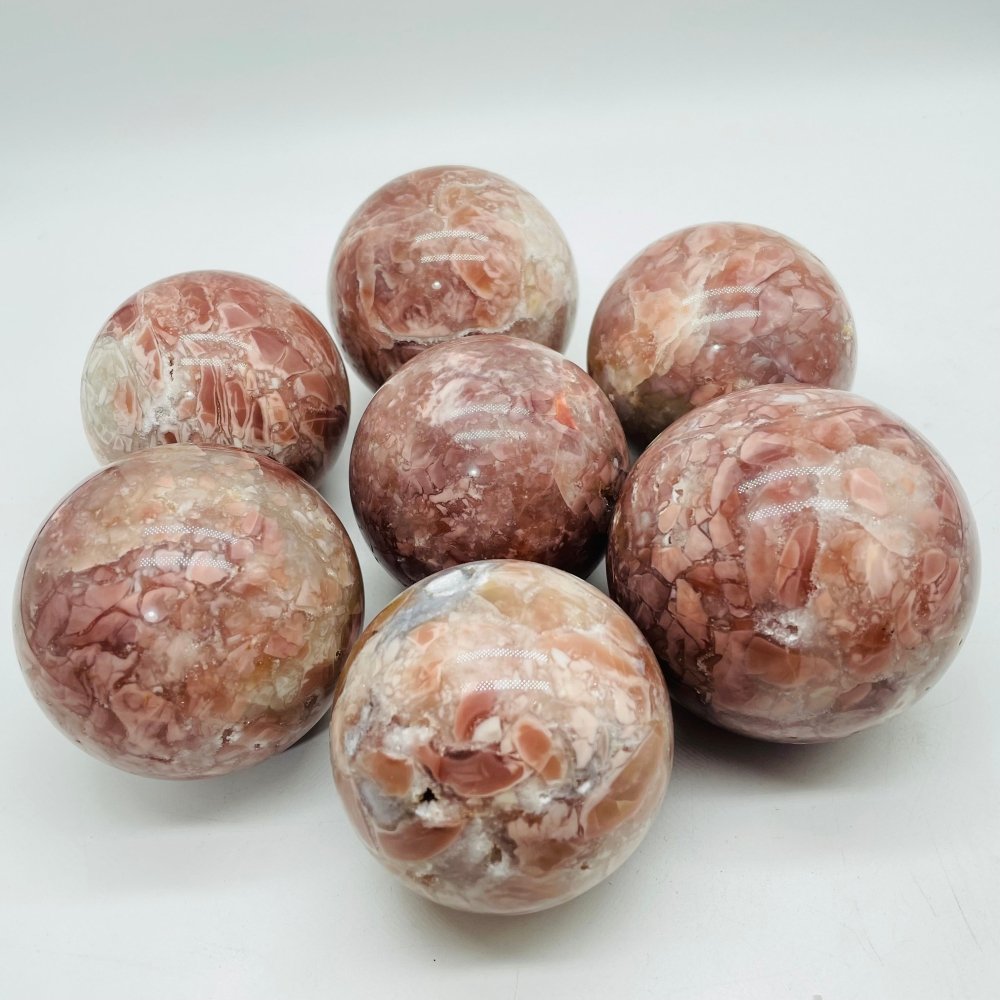 Pink Agate Spheres Ball Wholesale -Wholesale Crystals