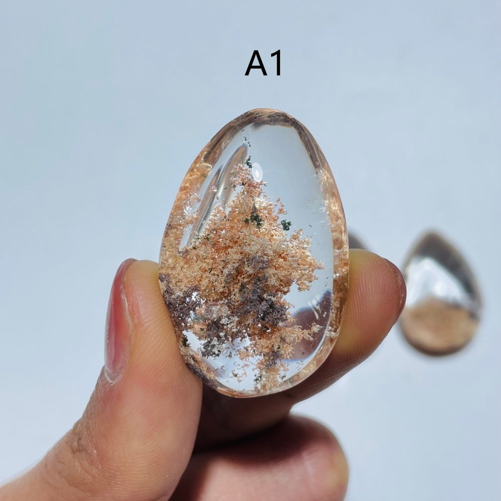 Pink Garden Quartz Teardrop DIY Pendant Jewelry Making -Wholesale Crystals