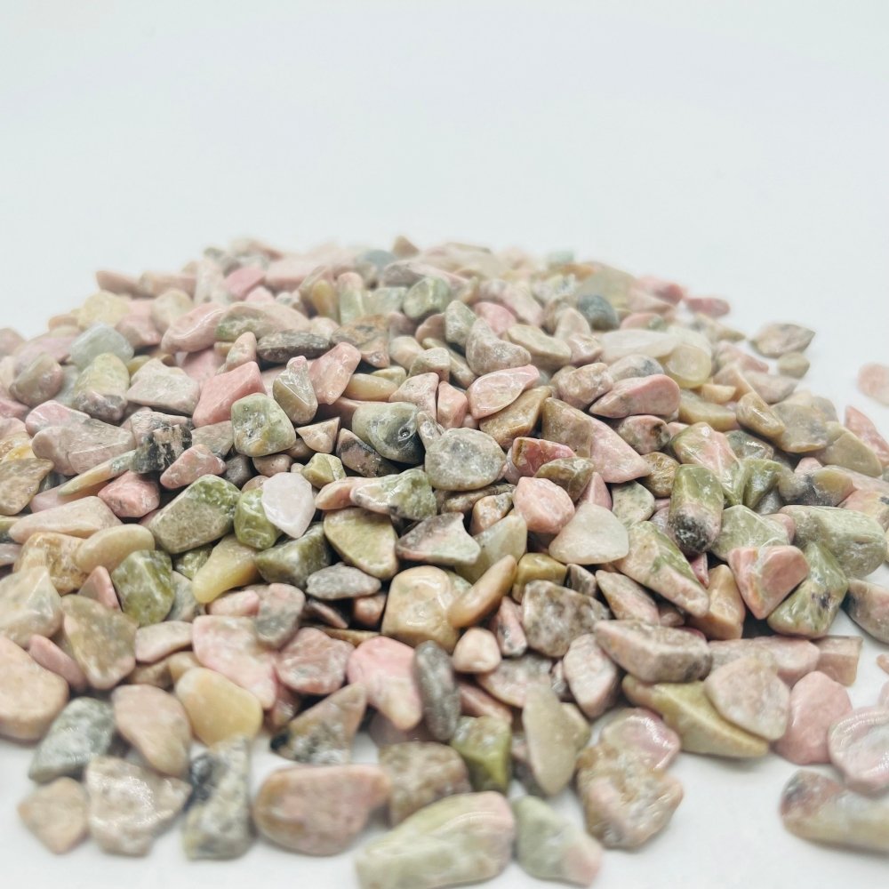 Pink Rhodonite Gravel Chips Wholesale -Wholesale Crystals