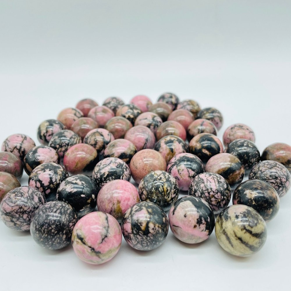 Pink Rhodonite Spheres Ball Wholesale -Wholesale Crystals