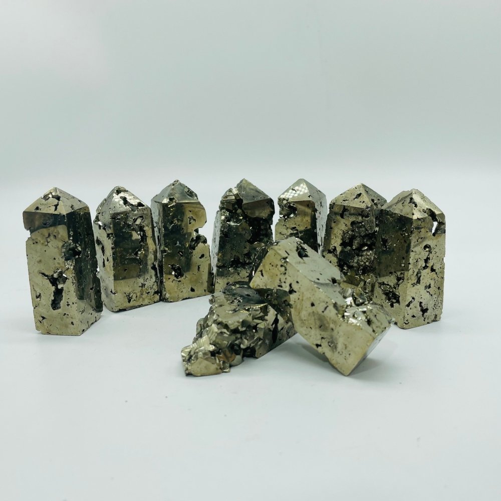 Polished Gold Pyrite Specimen Tower Wholesale -Wholesale Crystals
