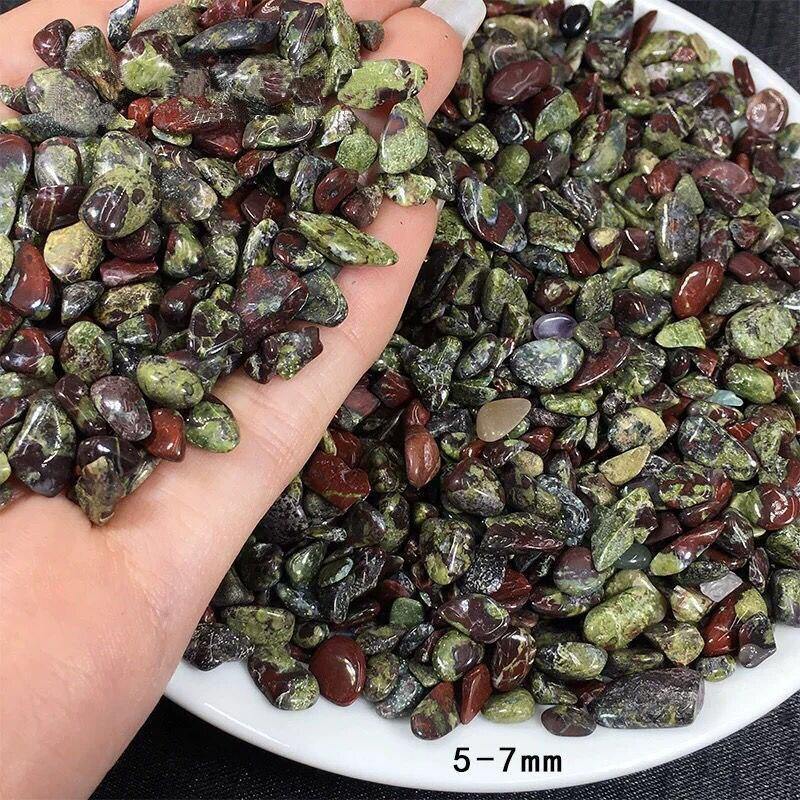 Dragon blood stone gravel chips -Wholesale Crystals