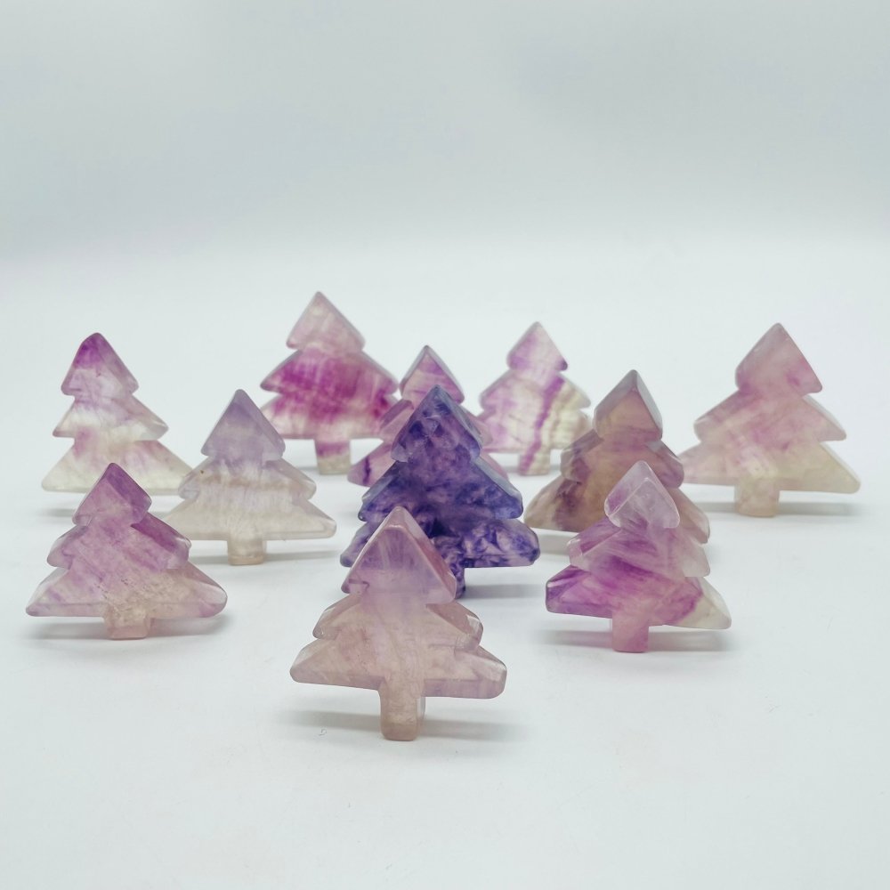 Purple Fluorite Pine Tree Christmas Tree Wholesale -Wholesale Crystals