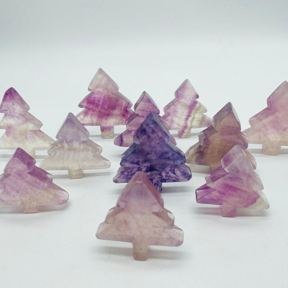 Purple Fluorite Pine Tree Christmas Tree Wholesale -Wholesale Crystals