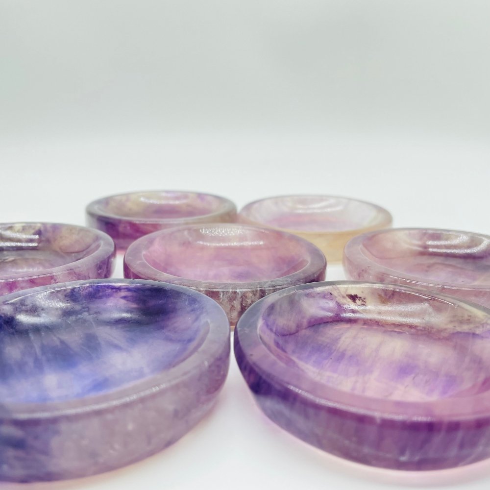 Purple Fluorite Shallow Bowl Wholesale -Wholesale Crystals