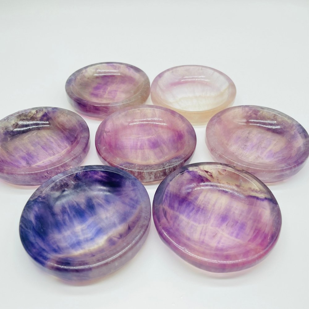 Purple Fluorite Shallow Bowl Wholesale -Wholesale Crystals