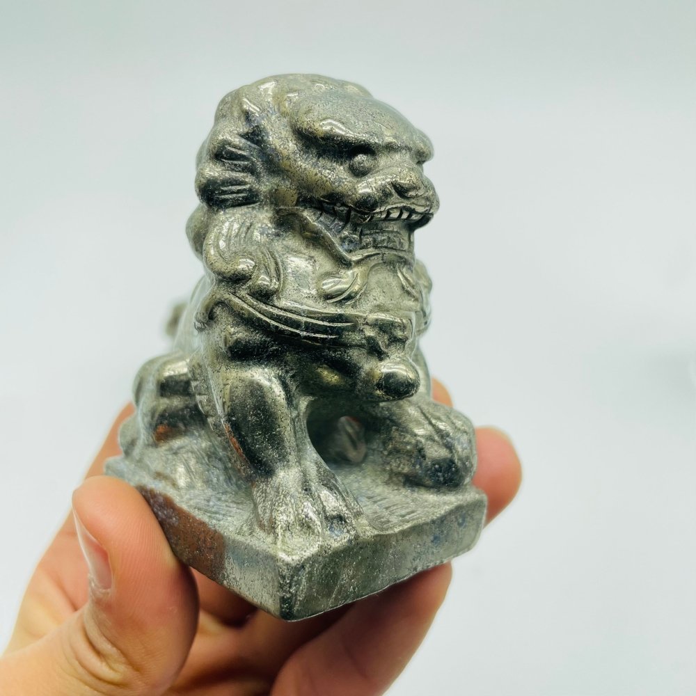 Pyrite Foo Dog Carving Wholesale -Wholesale Crystals