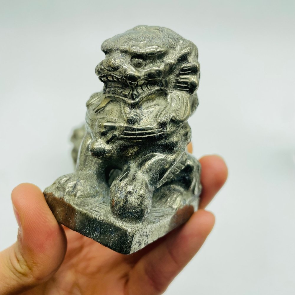 Pyrite Foo Dog Carving Wholesale -Wholesale Crystals