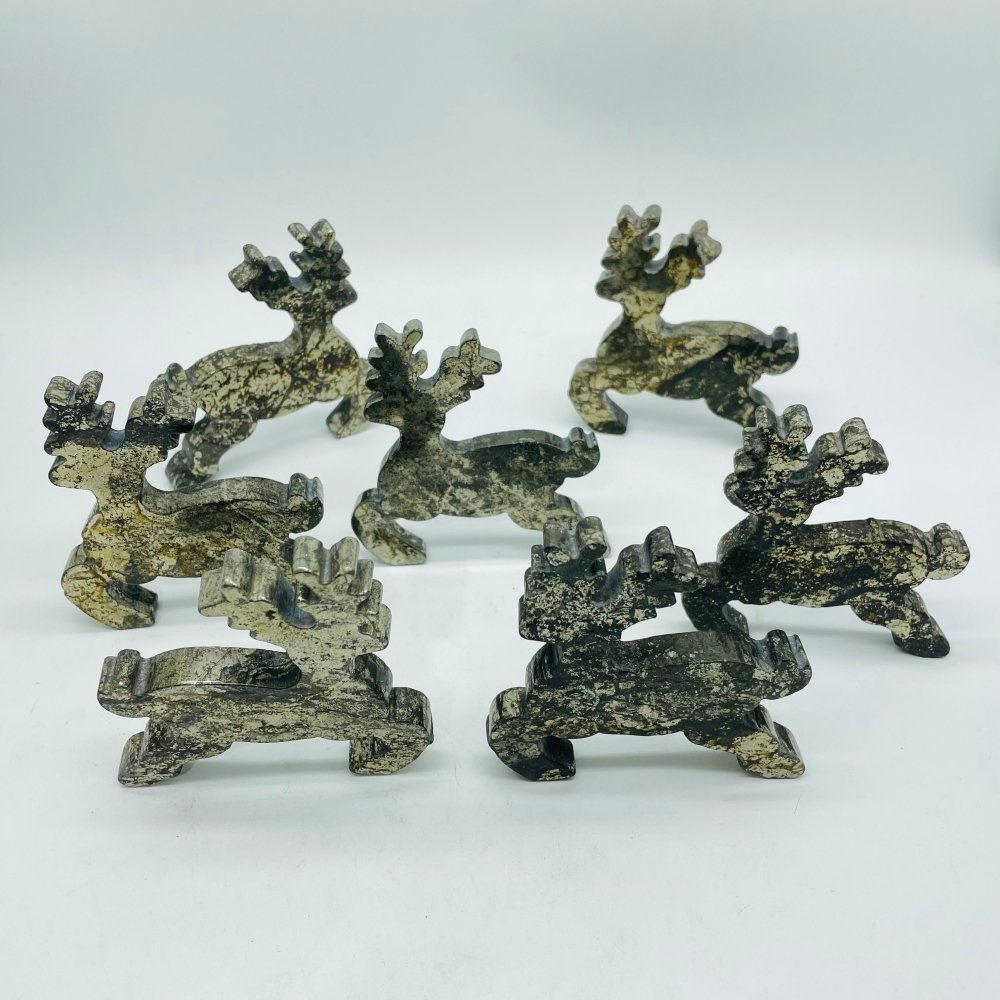 Pyrite Moose Carving Wholesale -Wholesale Crystals