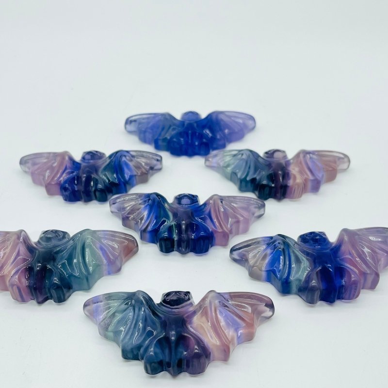 Rainbow Fluorite Bat Carving Wholesale -Wholesale Crystals