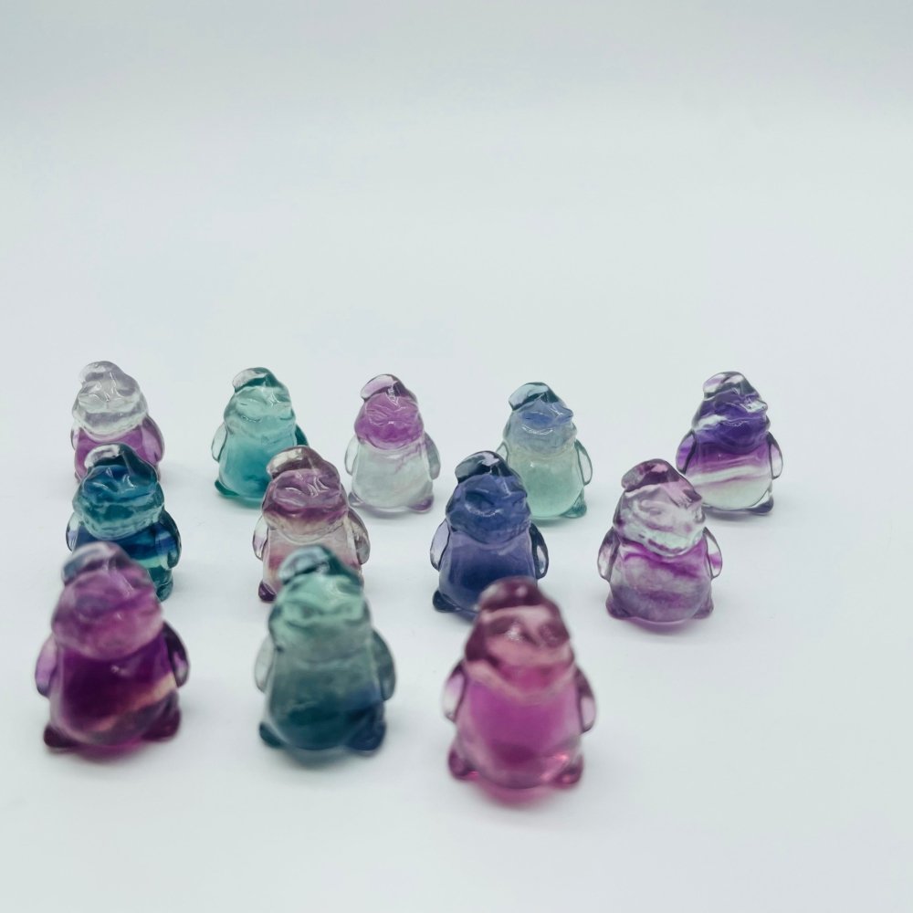Rainbow Fluorite Carving Demon Person Boo Wholesale -Wholesale Crystals