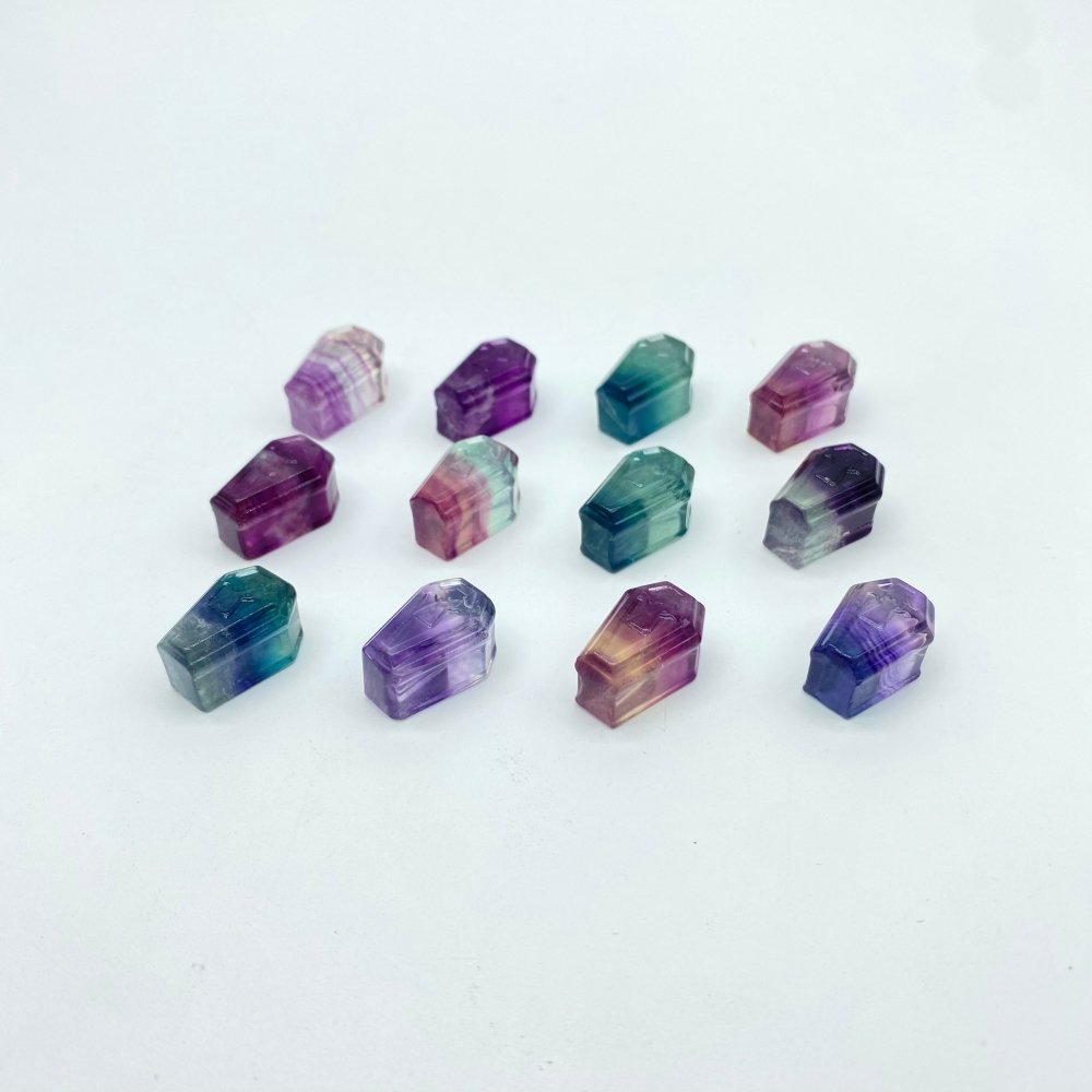 Rainbow Fluorite Coffin Carving Wholesale -Wholesale Crystals
