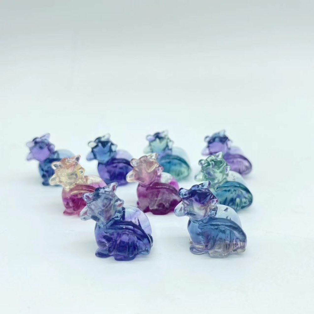 Rainbow Fluorite Flying Mini Dragon Wholesale -Wholesale Crystals