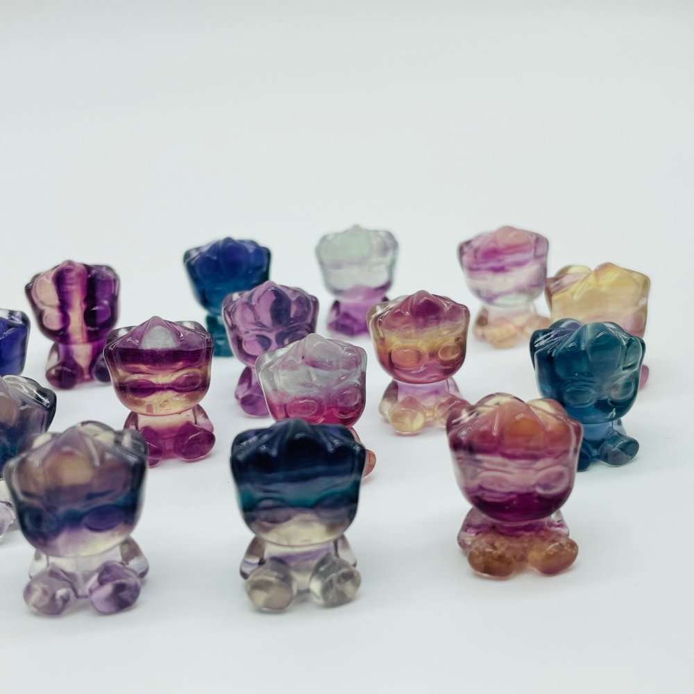 Rainbow Fluorite Groot Carving Wholesale -Wholesale Crystals