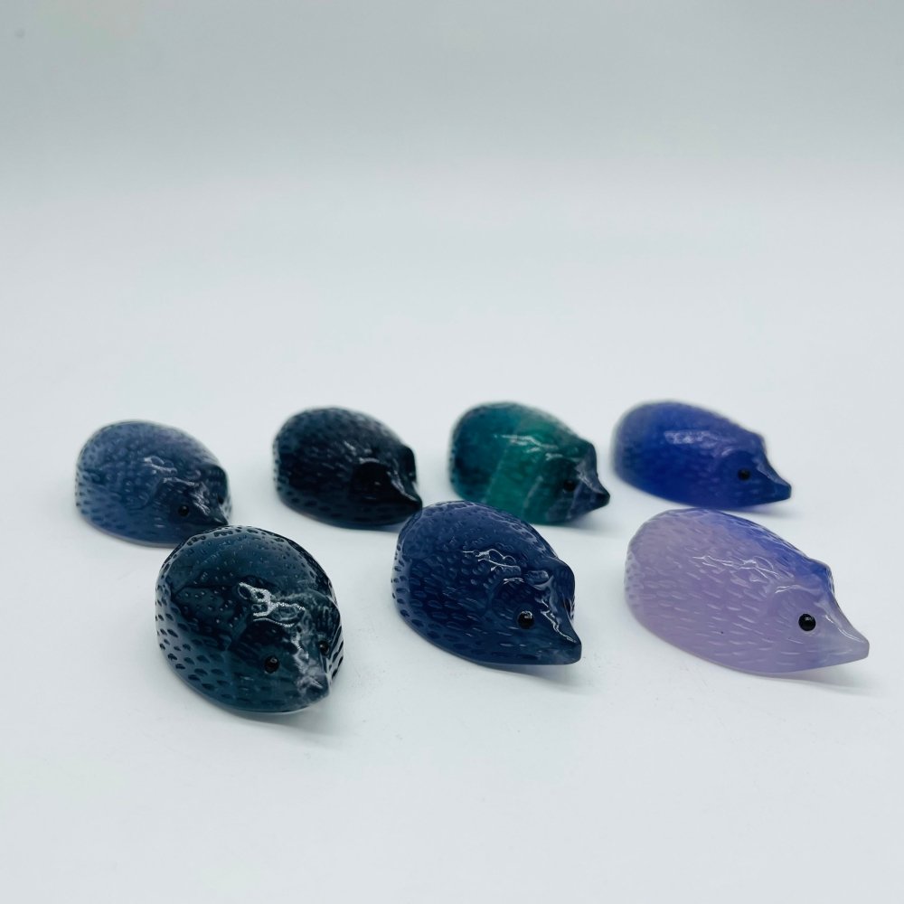 Rainbow Fluorite Hedgehog High Quality Carving Wholesale -Wholesale Crystals