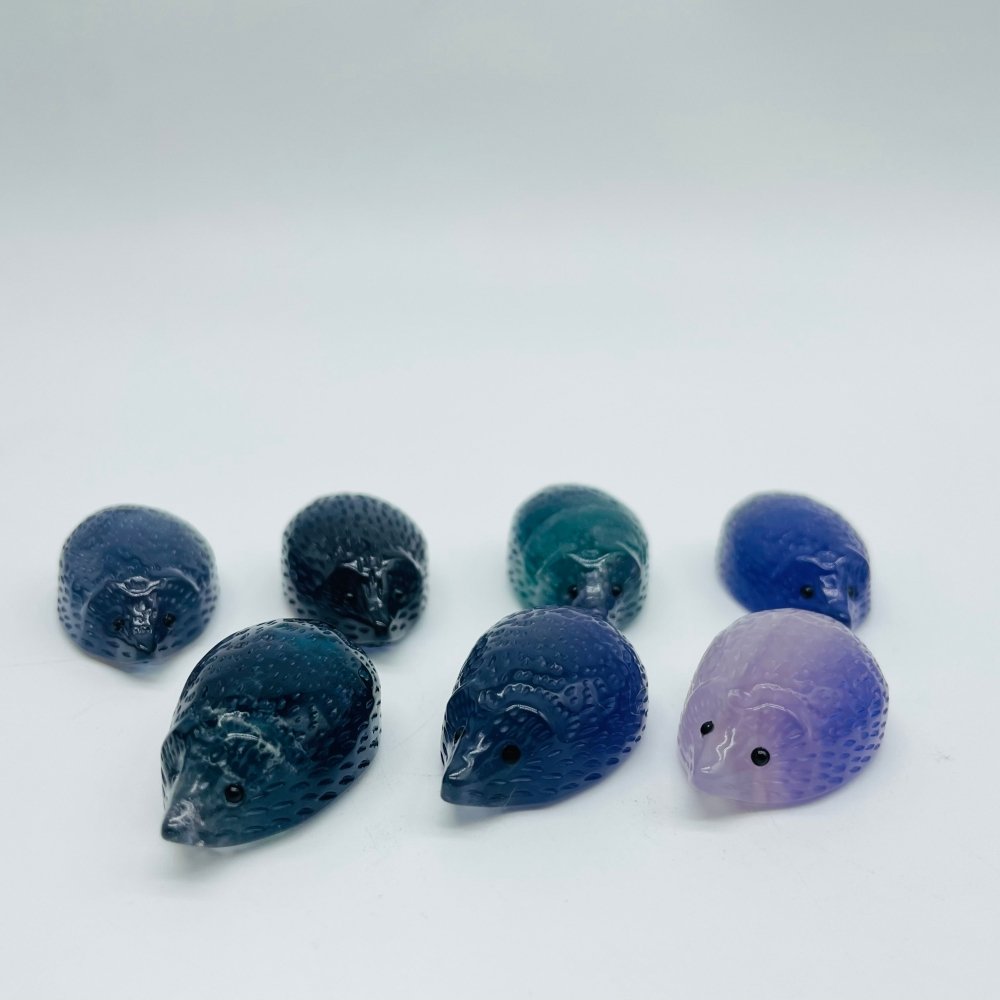 Rainbow Fluorite Hedgehog High Quality Carving Wholesale -Wholesale Crystals