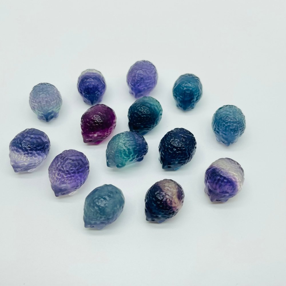 Rainbow Fluorite Mini Hedgehog Carving Wholesale -Wholesale Crystals