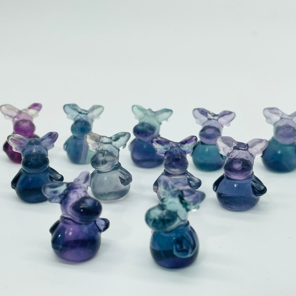 Rainbow Fluorite Mini Moose Carving Wholesale -Wholesale Crystals