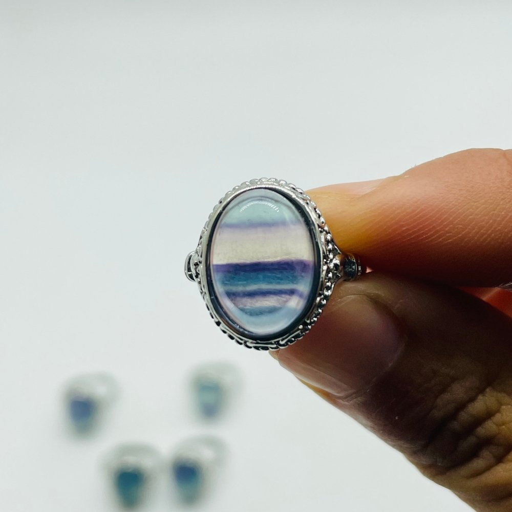 Rainbow Fluorite Ring Wholesale -Wholesale Crystals