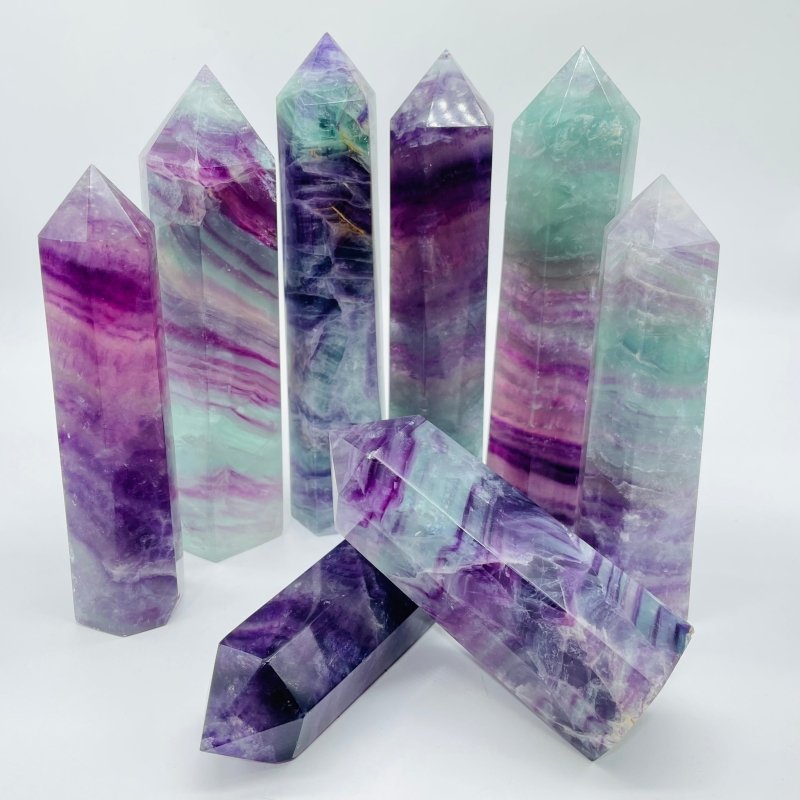 Rainbow Fluorite Tower 4-7in(10-18cm) Wholesale -Wholesale Crystals