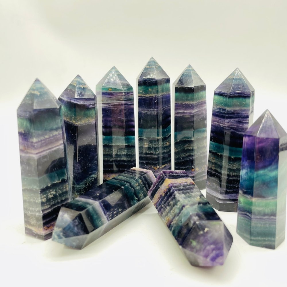 Rainbow Fluorite Tower Points Wholesale -Wholesale Crystals