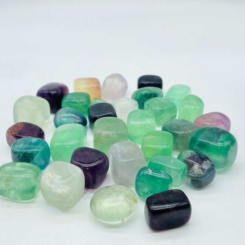 Rainbow Fluorite Tumbled Wholesale -Wholesale Crystals