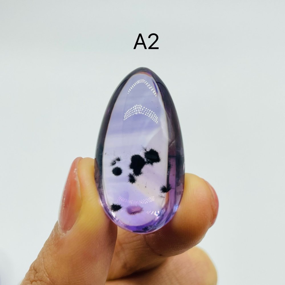Rare Brazil Amethyst With Flower teardrop shape pendant diy jewelry -Wholesale Crystals