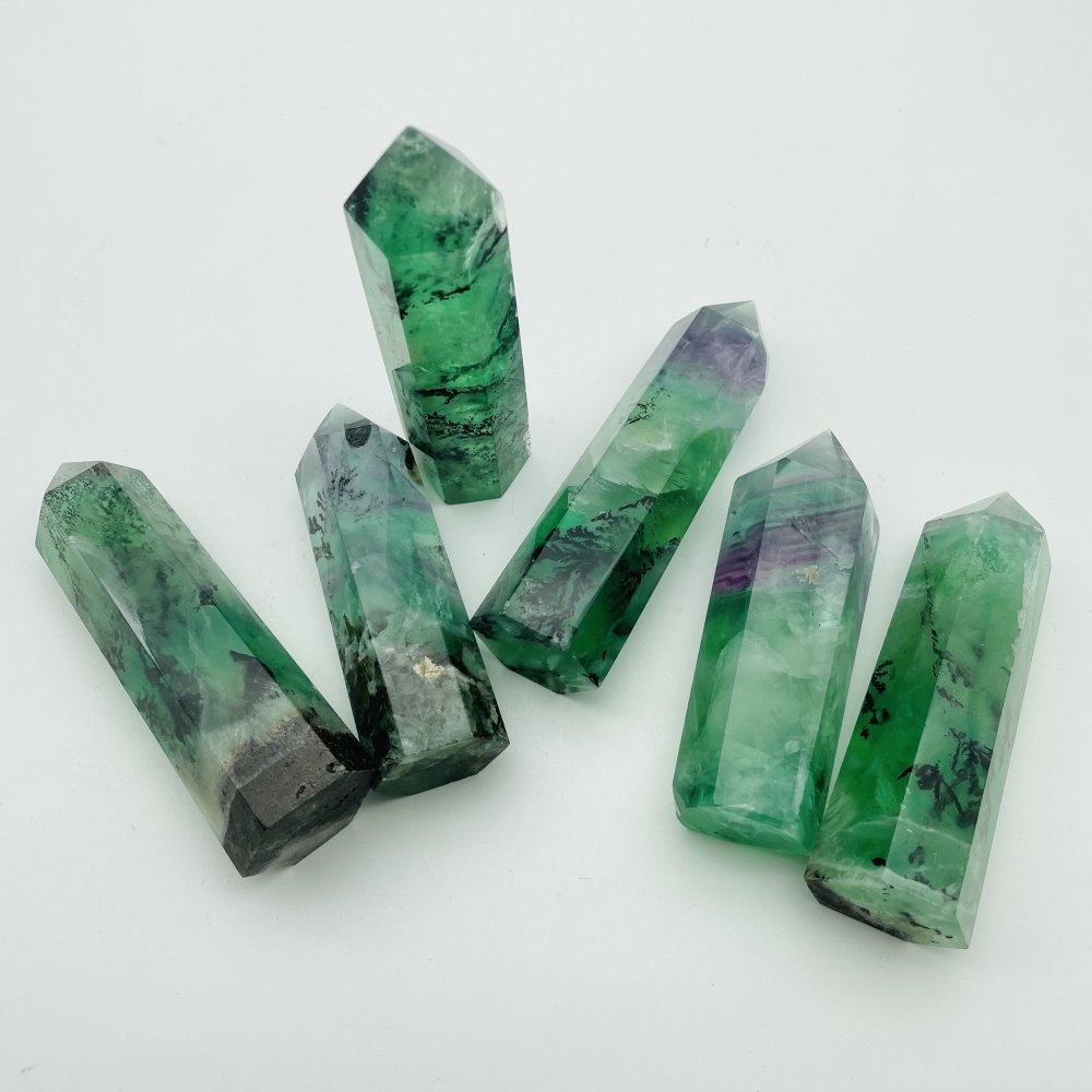 Rare Fluorite Tree Colorful Rainbow Fluorite Tower Point Wholesale -Wholesale Crystals