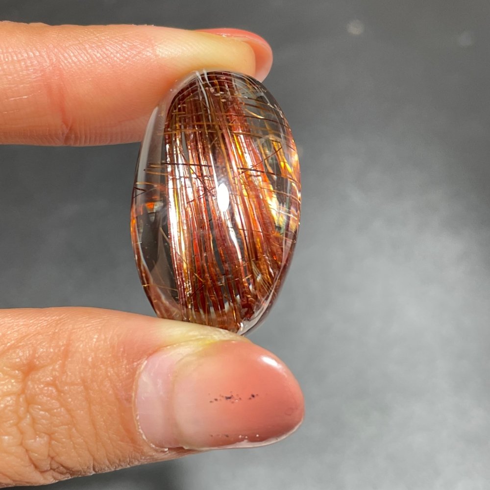 Rare Red Copper Rutile Quartz Super Clear For Collection -Wholesale Crystals