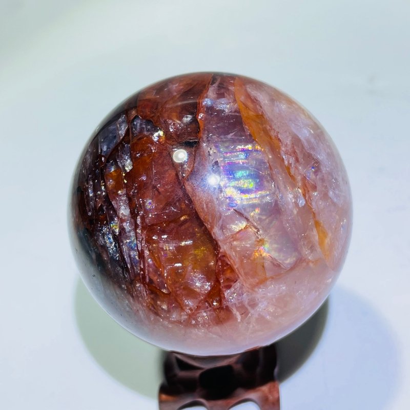 Rare Six Star Line Fire Quartz Sphere -Wholesale Crystals