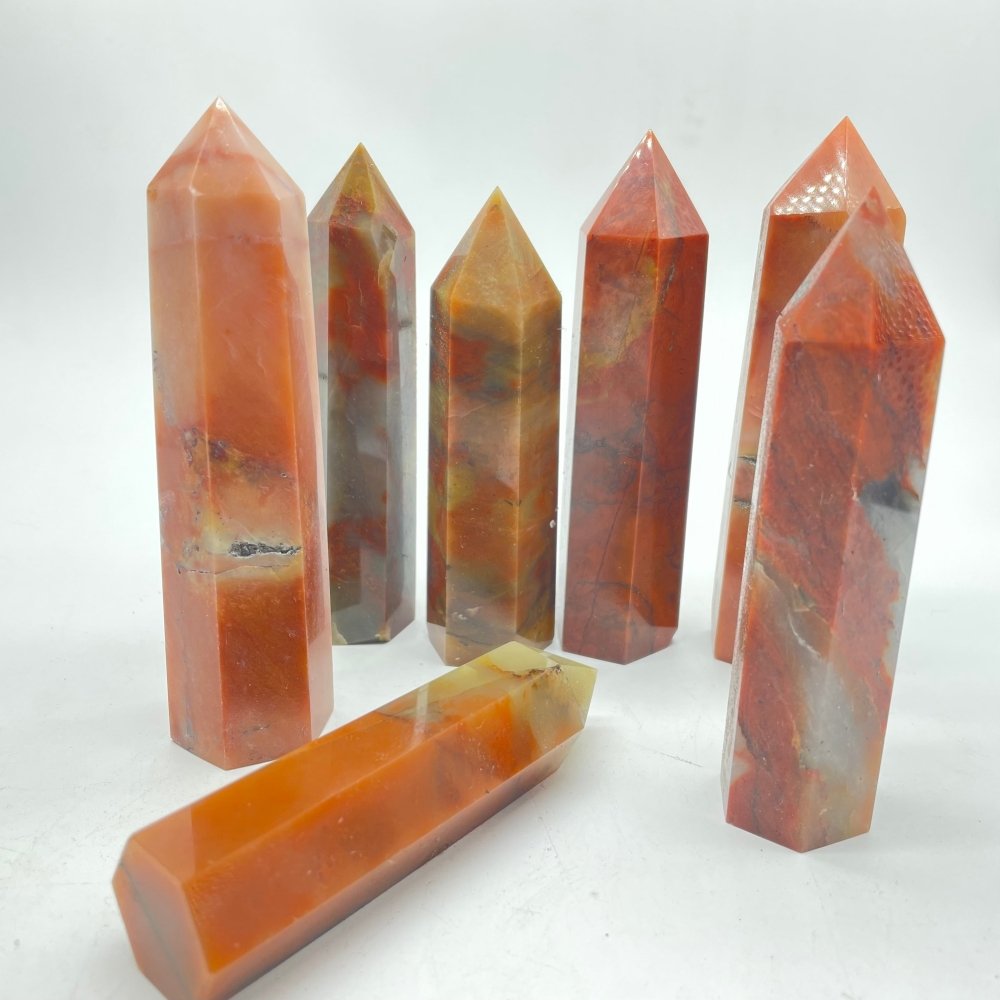 Red Agate Tower Point Wholesale -Wholesale Crystals