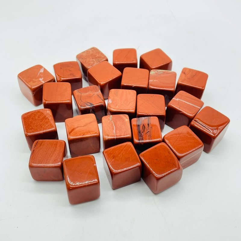 Red Jasper Cube Tumbled Wholesale - Wholesale Crystals