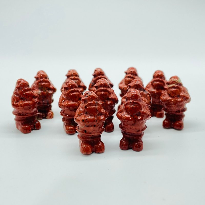 Red Jasper Santa Claus Carving Wholesale -Wholesale Crystals