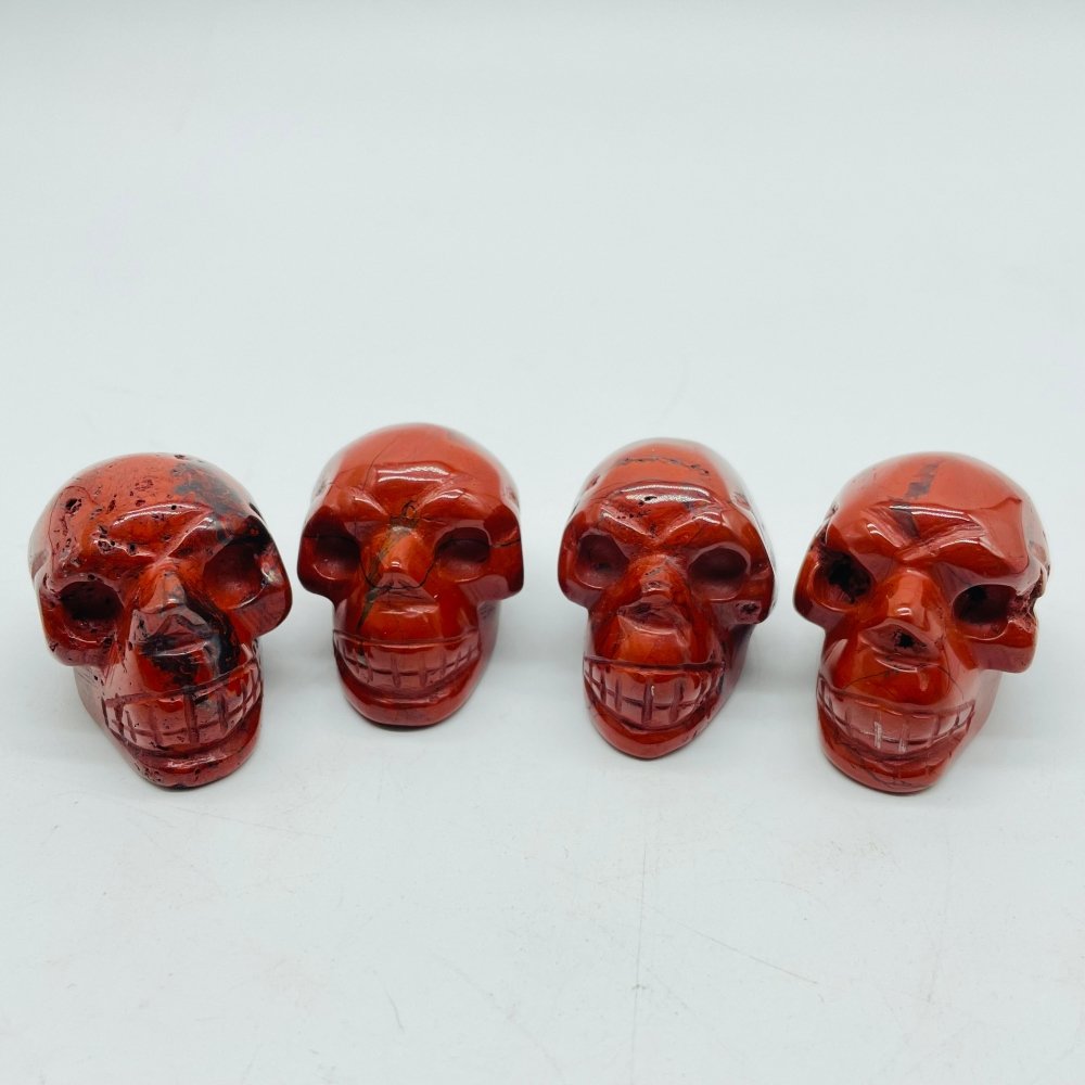 Red Jasper Skull Carving Wholesale -Wholesale Crystals