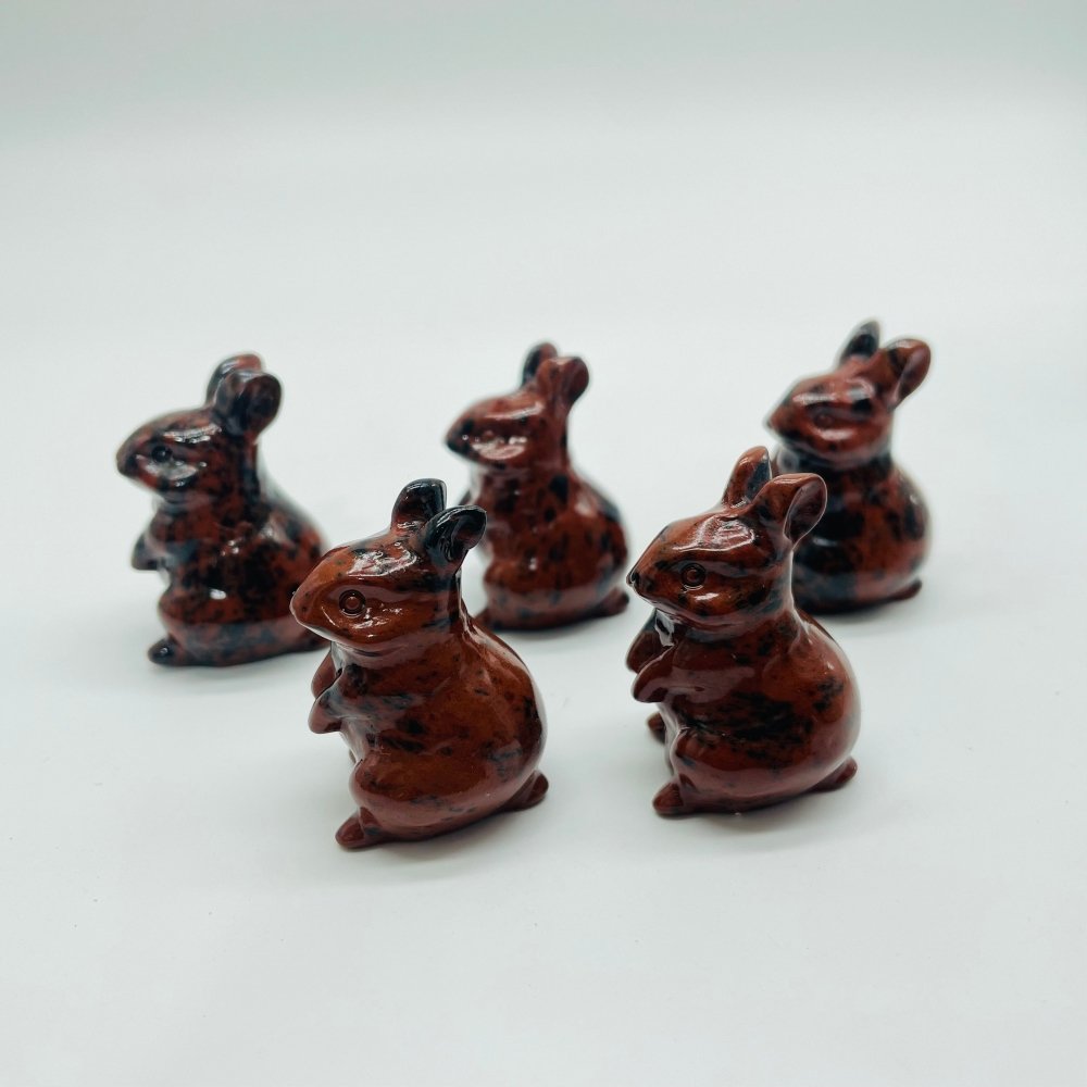 Red Obsidian Rabbit Carving Wholesale -Wholesale Crystals