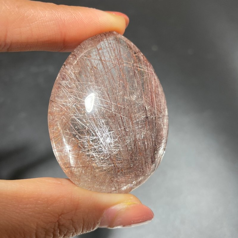 Red Rutile Teardrop Shape Crystal -Wholesale Crystals