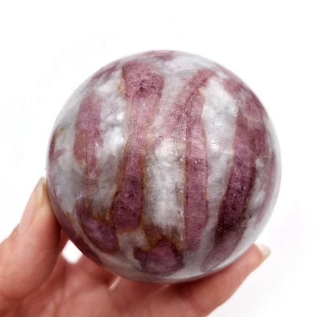 red tourmaline sphere -Wholesale Crystals