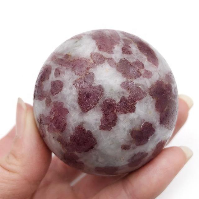 red tourmaline sphere -Wholesale Crystals