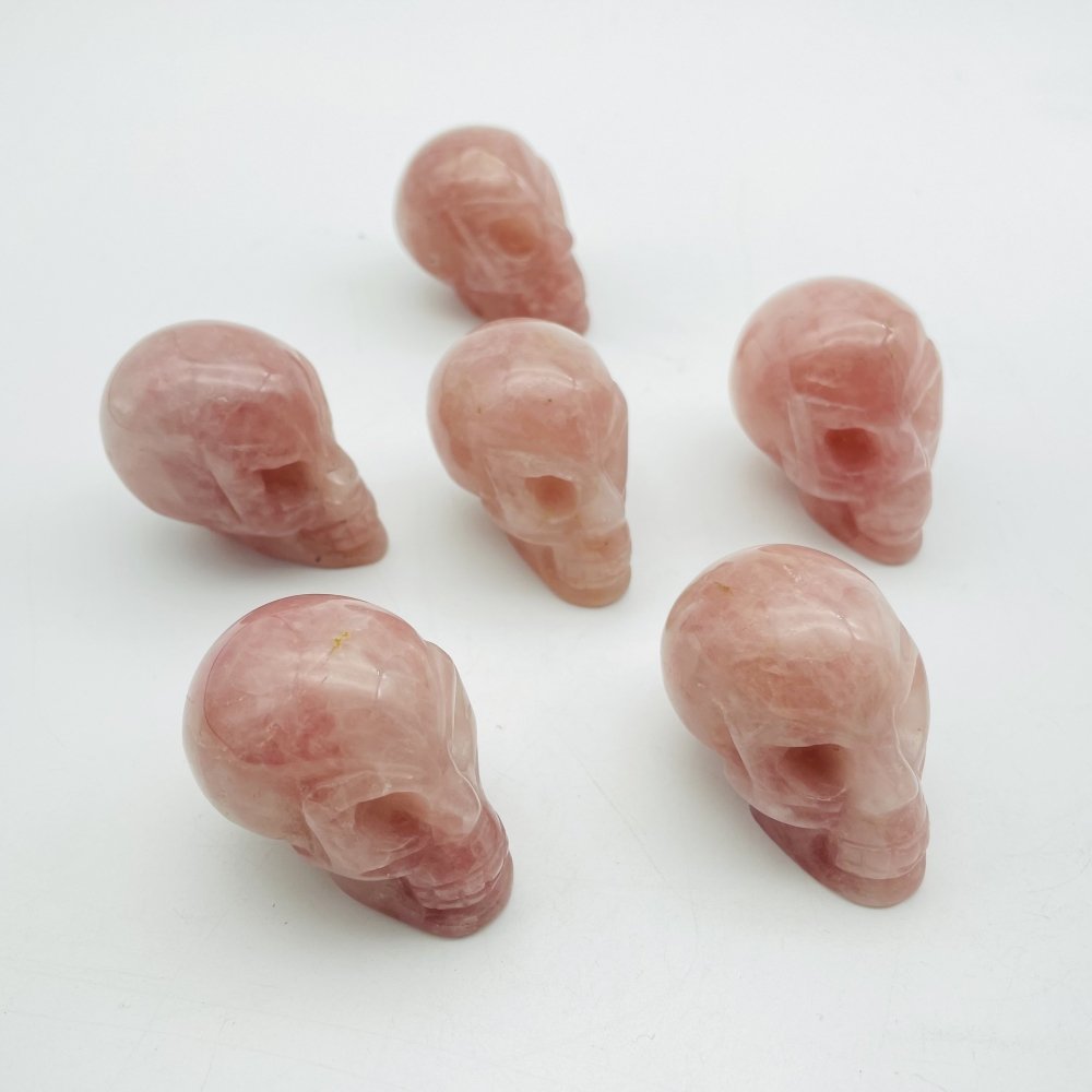 Rose Quartz Alien Skull Wholesale -Wholesale Crystals